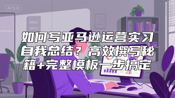 如何写亚马逊运营实习自我总结？高效撰写秘籍+完整模板一步搞定