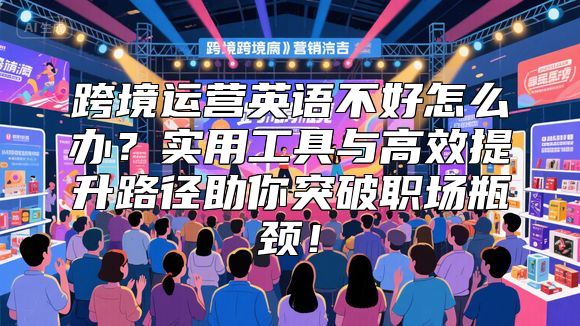 跨境运营英语不好怎么办？实用工具与高效提升路径助你突破职场瓶颈！