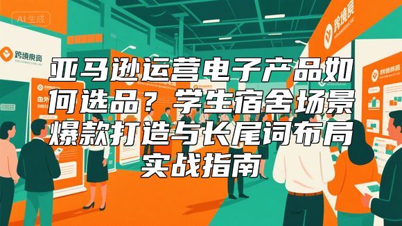 亚马逊运营电子产品如何选品？学生宿舍场景爆款打造与长尾词布局实战指南