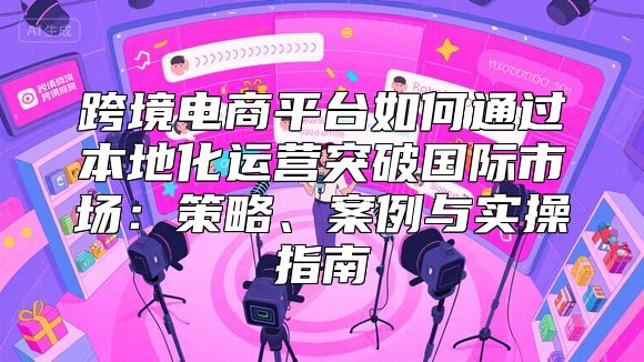 跨境电商平台如何通过本地化运营突破国际市场：策略、案例与实操指南