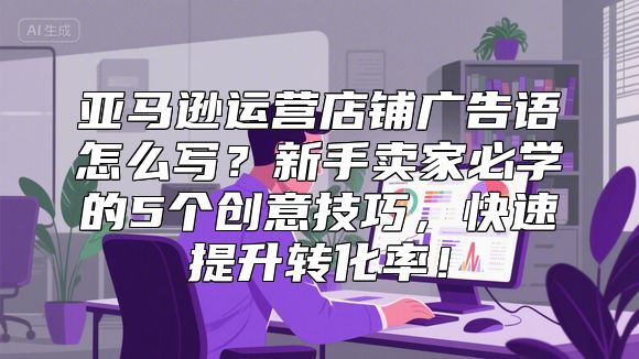 亚马逊运营店铺广告语怎么写？新手卖家必学的5个创意技巧，快速提升转化率！