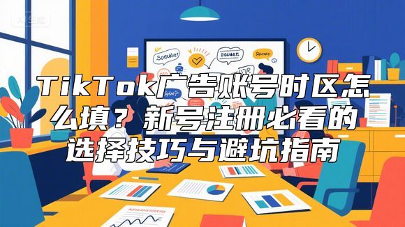 TikTok广告账号时区怎么填？新号注册必看的选择技巧与避坑指南