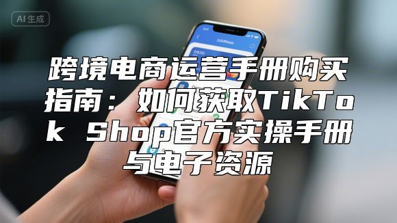 跨境电商运营手册购买指南：如何获取TikTok Shop官方实操手册与电子资源