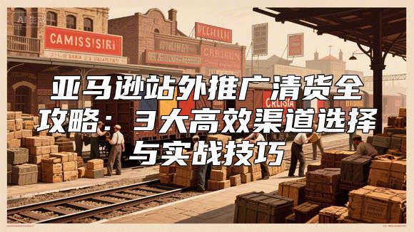 亚马逊站外推广清货全攻略：3大高效渠道选择与实战技巧