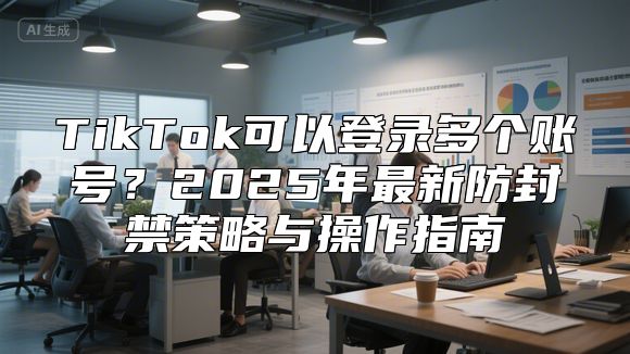 TikTok可以登录多个账号？2025年最新防封禁策略与操作指南