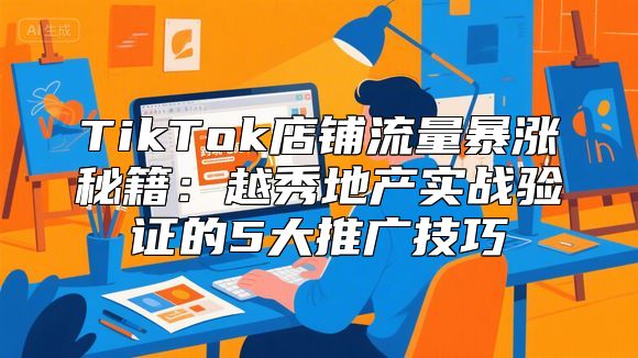 TikTok店铺流量暴涨秘籍：越秀地产实战验证的5大推广技巧
