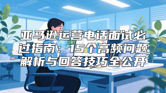 亚马逊运营电话面试必过指南：15个高频问题解析与回答技巧全公开