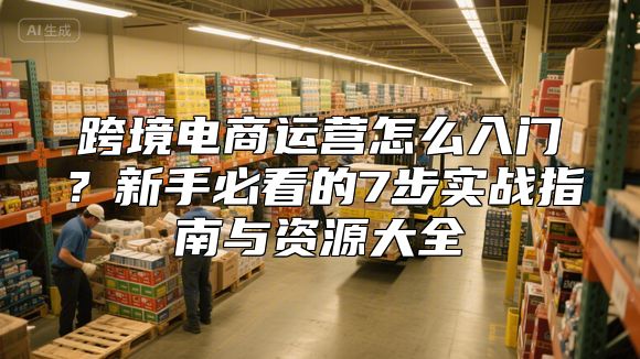 跨境电商运营怎么入门？新手必看的7步实战指南与资源大全