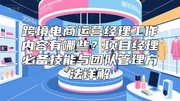 跨境电商运营经理工作内容有哪些？项目经理必备技能与团队管理方法详解