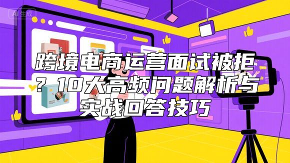 跨境电商运营面试被拒？10大高频问题解析与实战回答技巧