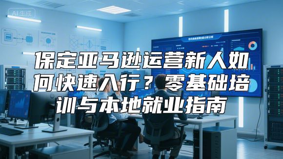 保定亚马逊运营新人如何快速入行？零基础培训与本地就业指南