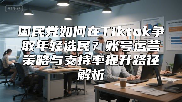 国民党如何在Tiktok争取年轻选民？账号运营策略与支持率提升路径解析
