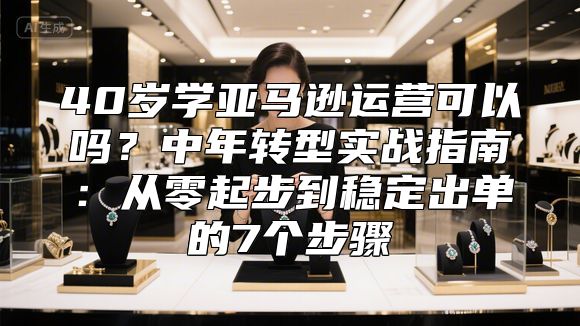 40岁学亚马逊运营可以吗？中年转型实战指南：从零起步到稳定出单的7个步骤