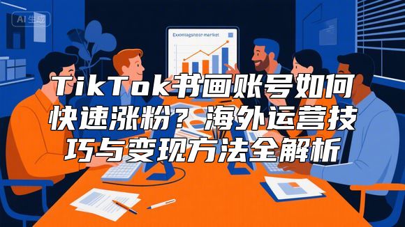 TikTok书画账号如何快速涨粉？海外运营技巧与变现方法全解析