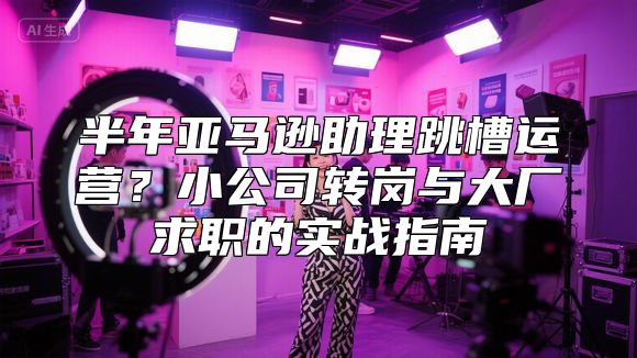 半年亚马逊助理跳槽运营？小公司转岗与大厂求职的实战指南