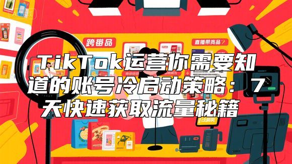 TikTok运营你需要知道的账号冷启动策略：7天快速获取流量秘籍​​