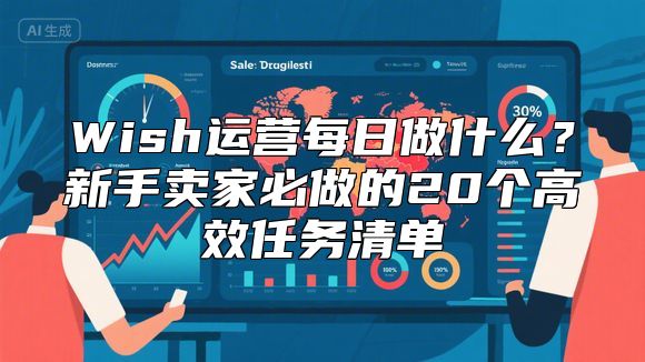 Wish运营每日做什么？新手卖家必做的20个高效任务清单