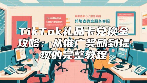 TikTok礼品卡兑换全攻略：从推广奖励到提现的完整教程