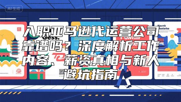 入职亚马逊代运营公司靠谱吗？深度解析工作内容、薪资真相与新人避坑指南