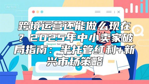 跨境运营还能做么现在？2025年中小卖家破局指南：半托管红利+新兴市场策略