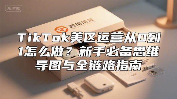 TikTok美区运营从0到1怎么做？新手必备思维导图与全链路指南