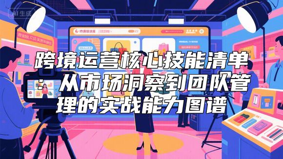 跨境运营核心技能清单：从市场洞察到团队管理的实战能力图谱