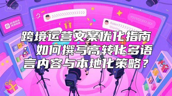 跨境运营文案优化指南：如何撰写高转化多语言内容与本地化策略？