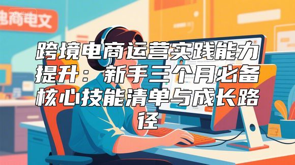 跨境电商运营实践能力提升：新手三个月必备核心技能清单与成长路径