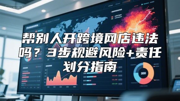 帮别人开跨境网店违法吗？3步规避风险+责任划分指南