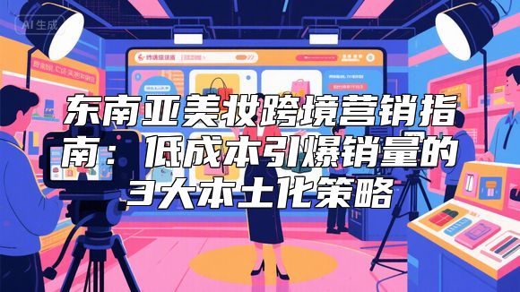 东南亚美妆跨境营销指南：低成本引爆销量的3大本土化策略