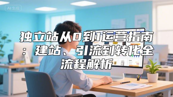独立站从0到1运营指南：建站、引流到转化全流程解析