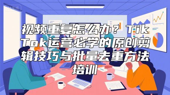 视频重复怎么办？TikTok运营必学的原创剪辑技巧与批量去重方法培训