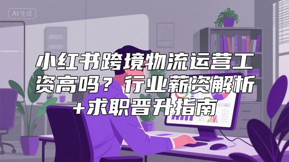 小红书跨境物流运营工资高吗？行业薪资解析+求职晋升指南