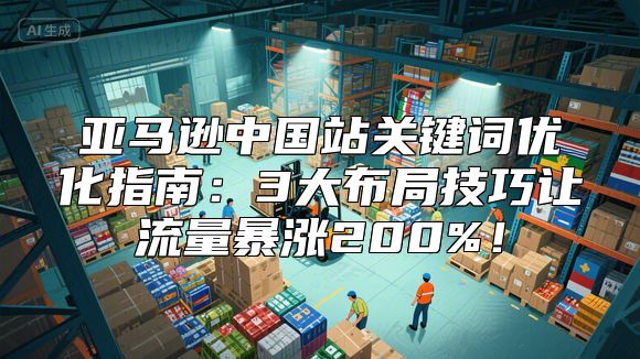 亚马逊中国站关键词优化指南：3大布局技巧让流量暴涨200%！