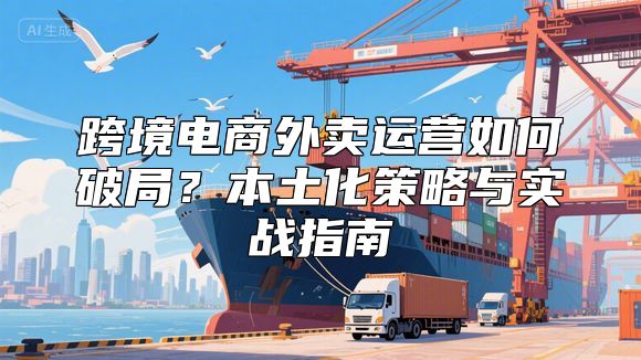 跨境电商外卖运营如何破局？本土化策略与实战指南