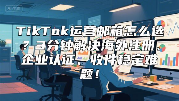 TikTok运营邮箱怎么选？3分钟解决海外注册、企业认证、收件稳定难题！