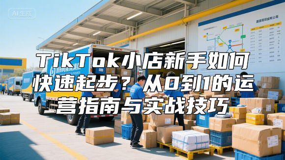 TikTok小店新手如何快速起步？从0到1的运营指南与实战技巧