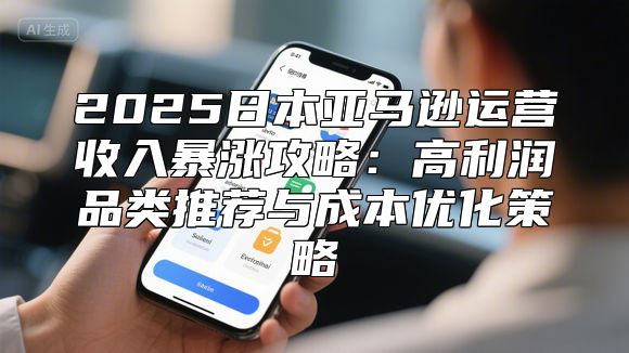2025日本亚马逊运营收入暴涨攻略：高利润品类推荐与成本优化策略