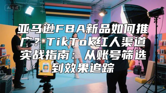 亚马逊FBA新品如何推广？TikTok红人渠道实战指南：从账号筛选到效果追踪