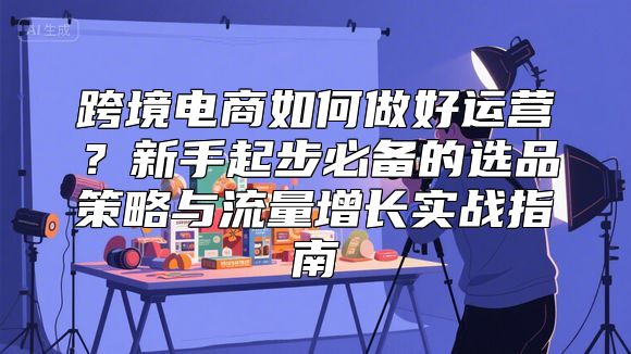 跨境电商如何做好运营？新手起步必备的选品策略与流量增长实战指南