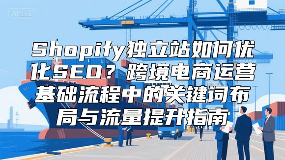 Shopify独立站如何优化SEO？跨境电商运营基础流程中的关键词布局与流量提升指南