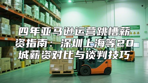 四年亚马逊运营跳槽薪资指南：深圳上海等20城薪资对比与谈判技巧