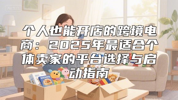 个人也能开店的跨境电商：2025年最适合个体卖家的平台选择与启动指南