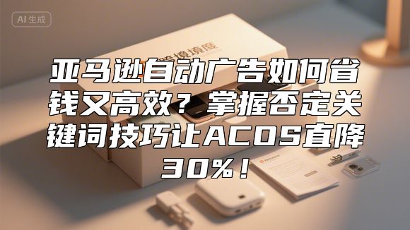 亚马逊自动广告如何省钱又高效？掌握否定关键词技巧让ACOS直降30%！