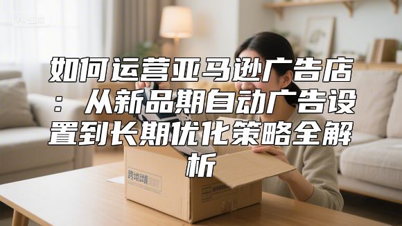 如何运营亚马逊广告店：从新品期自动广告设置到长期优化策略全解析