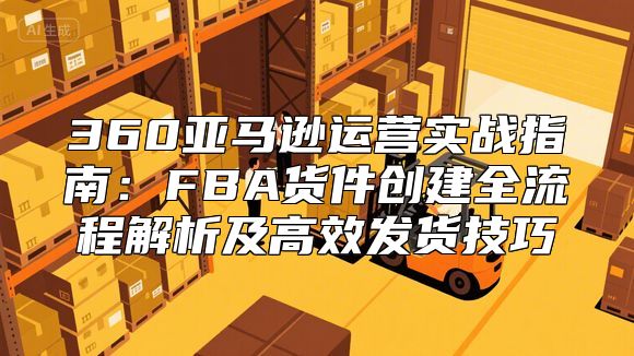 360亚马逊运营实战指南：FBA货件创建全流程解析及高效发货技巧