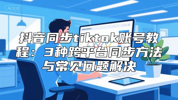 抖音同步tiktok账号教程：3种跨平台同步方法与常见问题解决