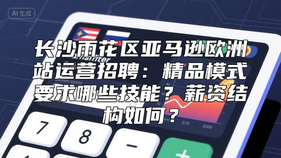 长沙雨花区亚马逊欧洲站运营招聘：精品模式要求哪些技能？薪资结构如何？