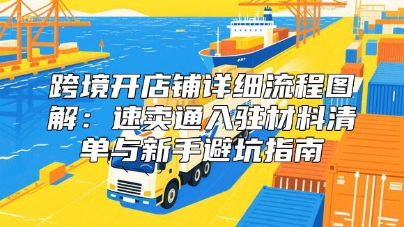 跨境开店铺详细流程图解：速卖通入驻材料清单与新手避坑指南