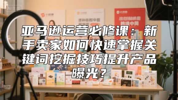 亚马逊运营必修课：新手卖家如何快速掌握关键词挖掘技巧提升产品曝光？